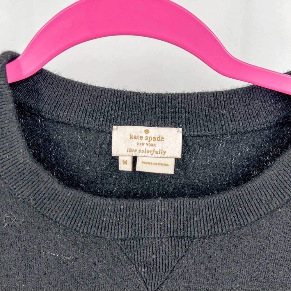 Kate Spade embellished black sweater